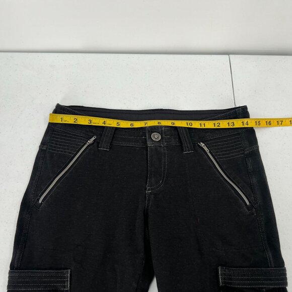 KUHL 2 Dark Gray Cotton Blend Pants Zipper Pockets Stretch Hiking Cargo Slim - Picture 7 of 10